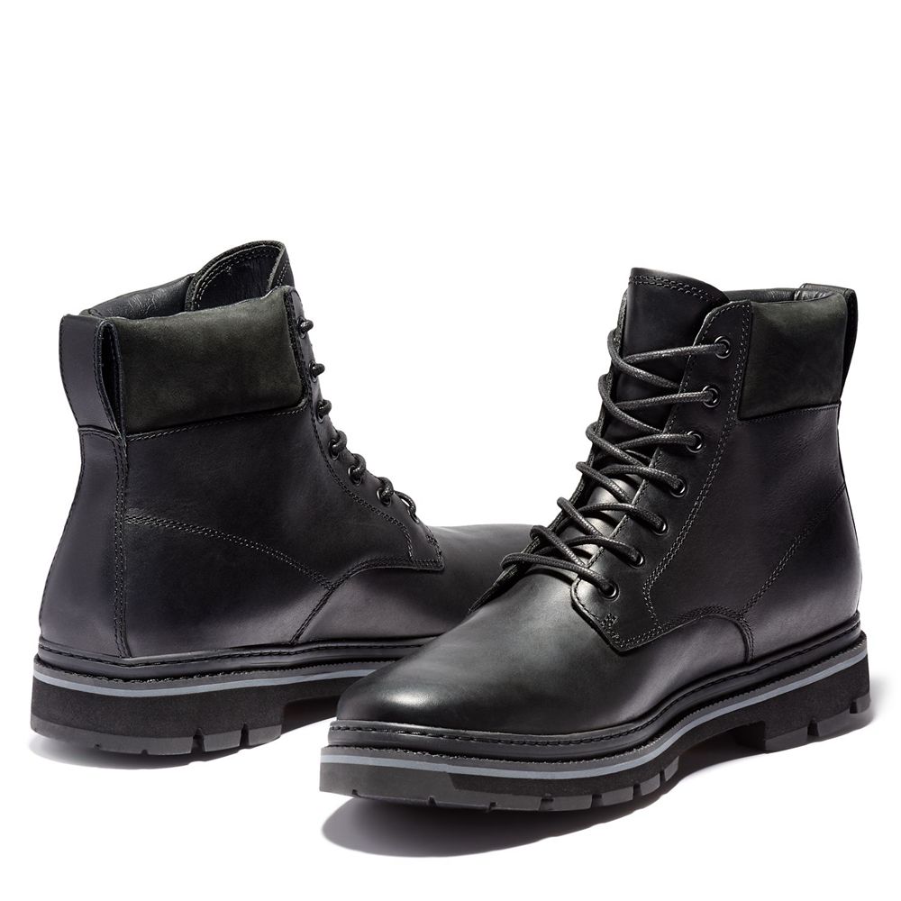 Botas de Nieve Timberland Hombre Port Union Waterproof Plain-Toe Negras - Chile RGY-649320